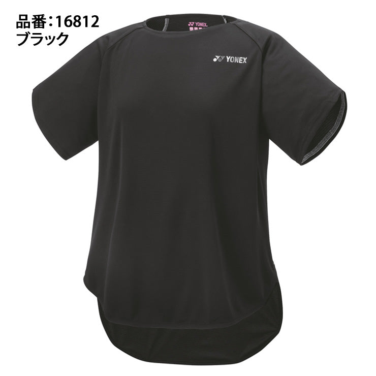 ヨネックス YONEX ウィメンズ ドライ Tシャツ 半袖 テニスウェア バドミントンウェア レディース 16812 スポーツウェア yon25fw