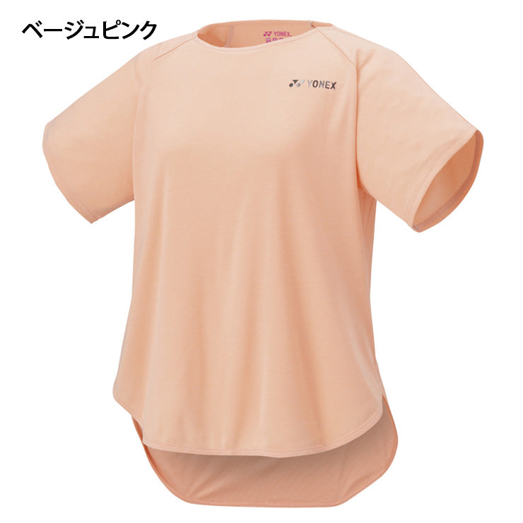 ヨネックス YONEX ウィメンズ ドライ Tシャツ 半袖 テニスウェア バドミントンウェア レディース 16812 スポーツウェア yon25fw