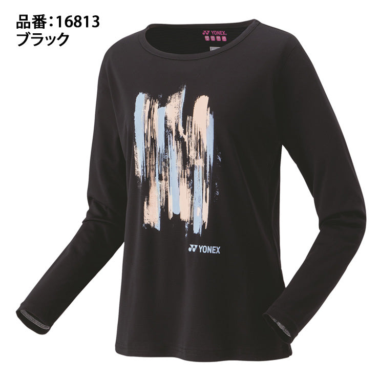 ヨネックス YONEX ウィメンズ 長袖 Tシャツ テニスウェア バドミントンウェア レディース 16813 スポーツウェア yon25fw