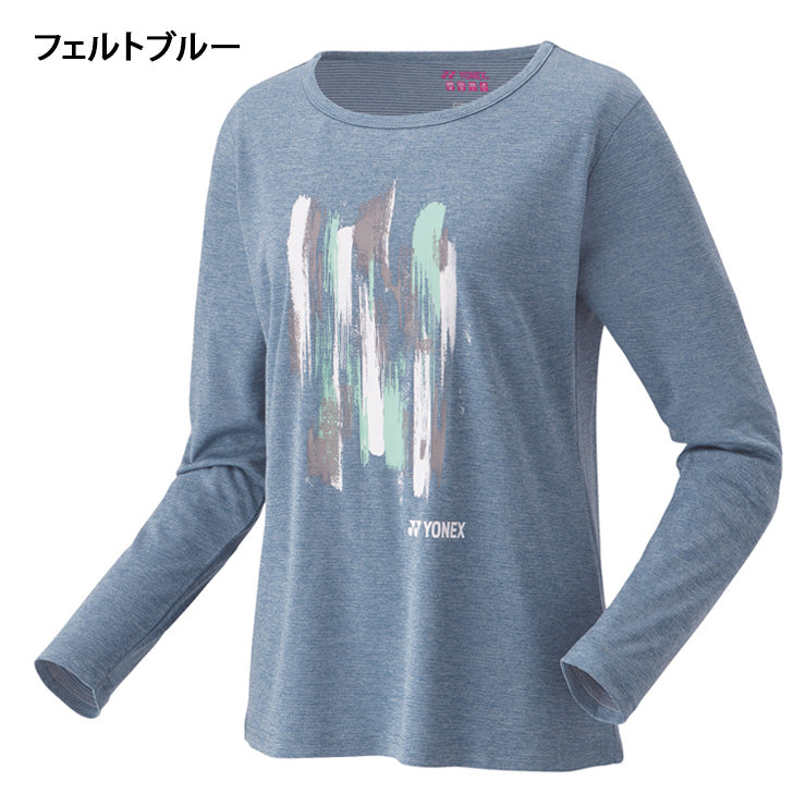 ヨネックス YONEX ウィメンズ 長袖 Tシャツ テニスウェア バドミントンウェア レディース 16813 スポーツウェア yon25fw
