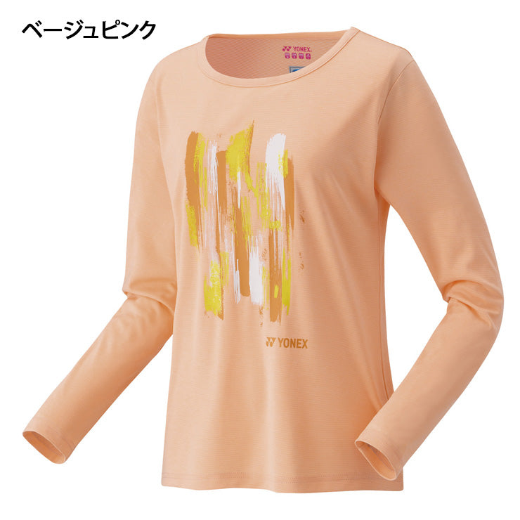 ヨネックス YONEX ウィメンズ 長袖 Tシャツ テニスウェア バドミントンウェア レディース 16813 スポーツウェア yon25fw