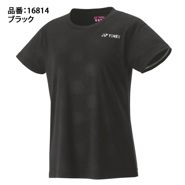 ヨネックス YONEX ウィメンズ ドライ Tシャツ 半袖 テニスウェア バドミントンウェア レディース 16814 スポーツウェア yon25fw