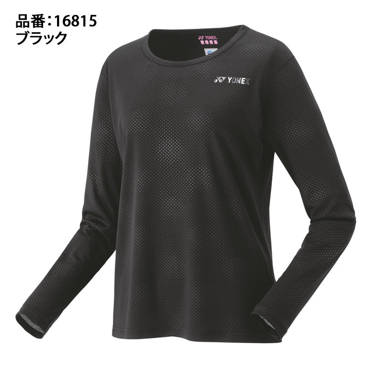 ヨネックス YONEX ウィメンズ 長袖 Tシャツ テニスウェア バドミントンウェア レディース 16815 スポーツウェア yon25fw