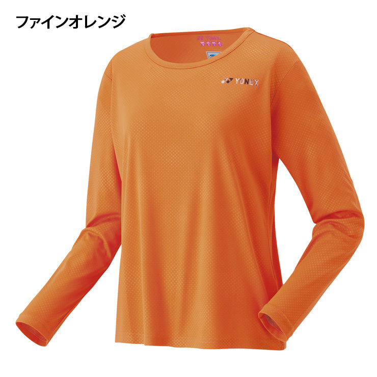 ヨネックス YONEX ウィメンズ 長袖 Tシャツ テニスウェア バドミントンウェア レディース 16815 スポーツウェア yon25fw