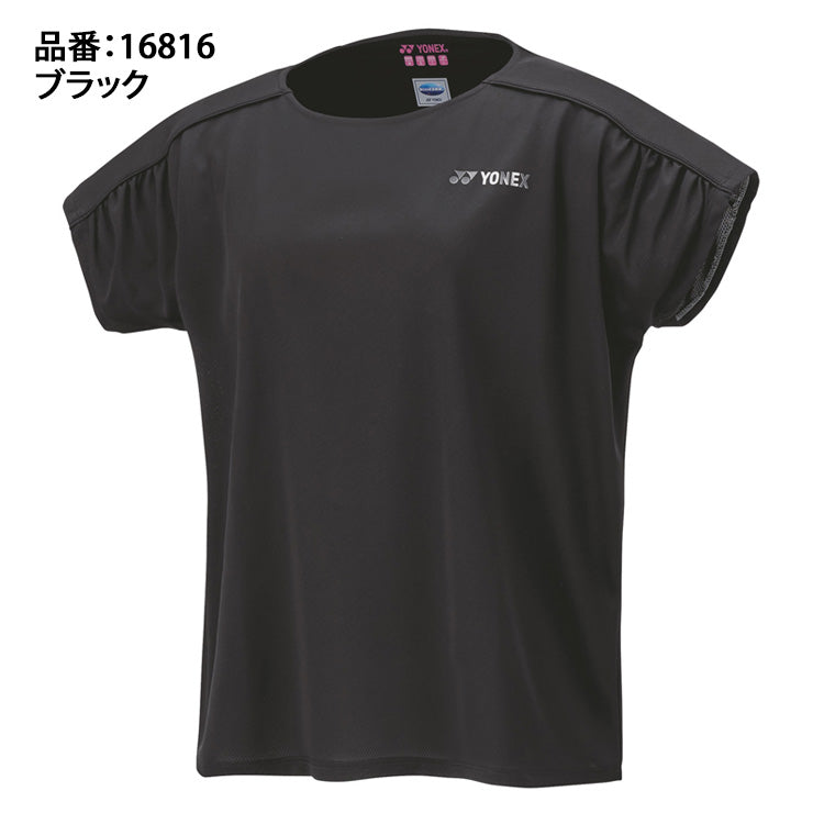 ヨネックス YONEX ウィメンズ ドライ Tシャツ 半袖 テニスウェア バドミントンウェア レディース 16816 スポーツウェア yon25fw