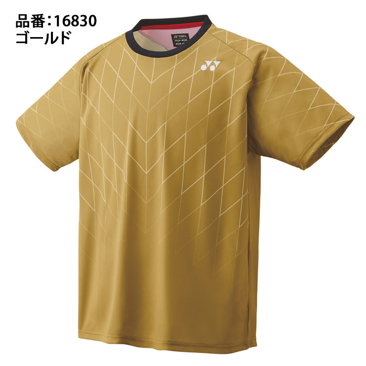 ヨネックス YONEX ドライ Tシャツ 半袖 テニスウェア バドミントンウェア メンズ ユニセックス 16830 スポーツウェア yon25fw