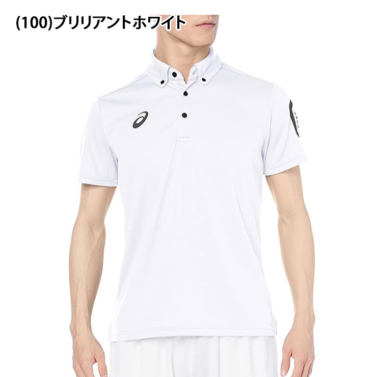 アシックス asics ドライ 半袖 ポロシャツ メンズ 2031D728 スポーツウェア トレーニングウェア asi26ss ネコポス