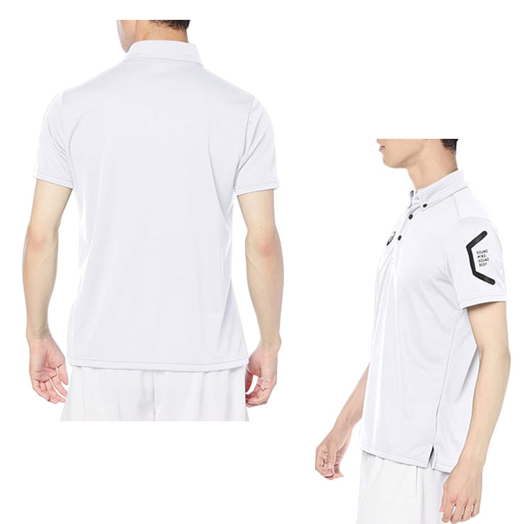 アシックス asics ドライ 半袖 ポロシャツ メンズ 2031D728 スポーツウェア トレーニングウェア asi26ss ネコポス