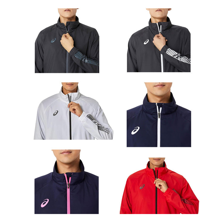 アシックス asics 裏トリコット ウィンドブレーカージャケット 長袖 メンズ 2031E745 スポーツウェア トレーニングウェア asi26ss
