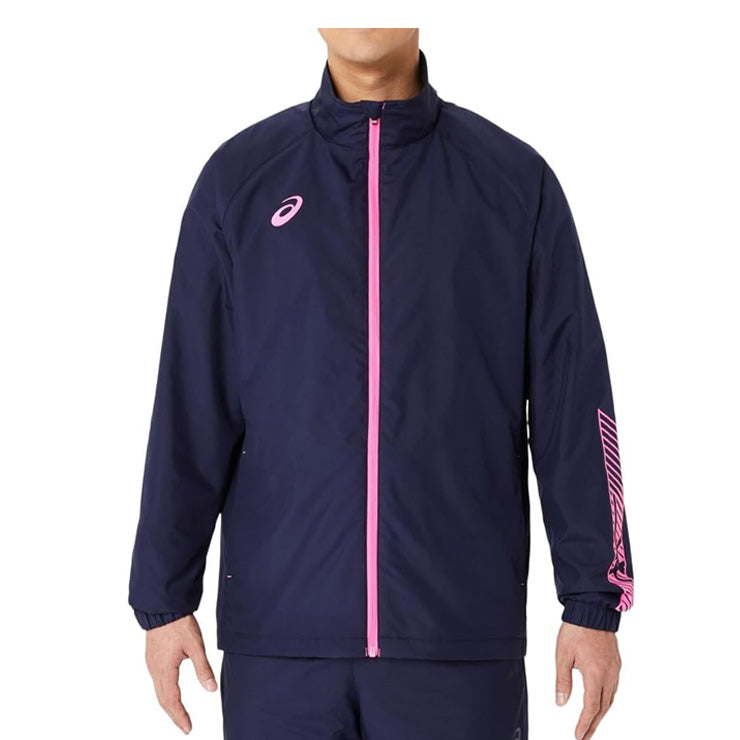 アシックス asics 裏トリコット ウィンドブレーカージャケット 長袖 メンズ 2031E745 スポーツウェア トレーニングウェア asi26ss