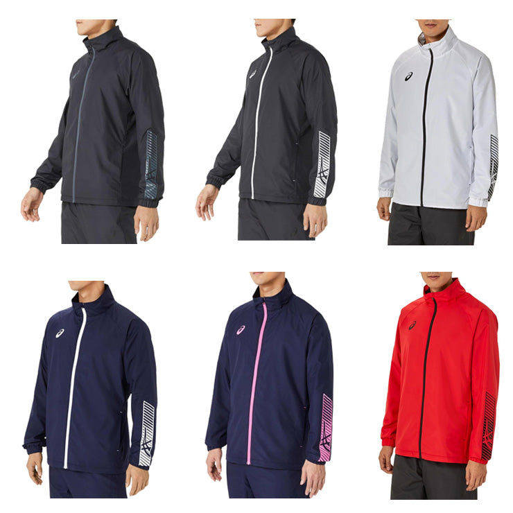アシックス asics 裏トリコット ウィンドブレーカージャケット 長袖 メンズ 2031E745 スポーツウェア トレーニングウェア asi26ss