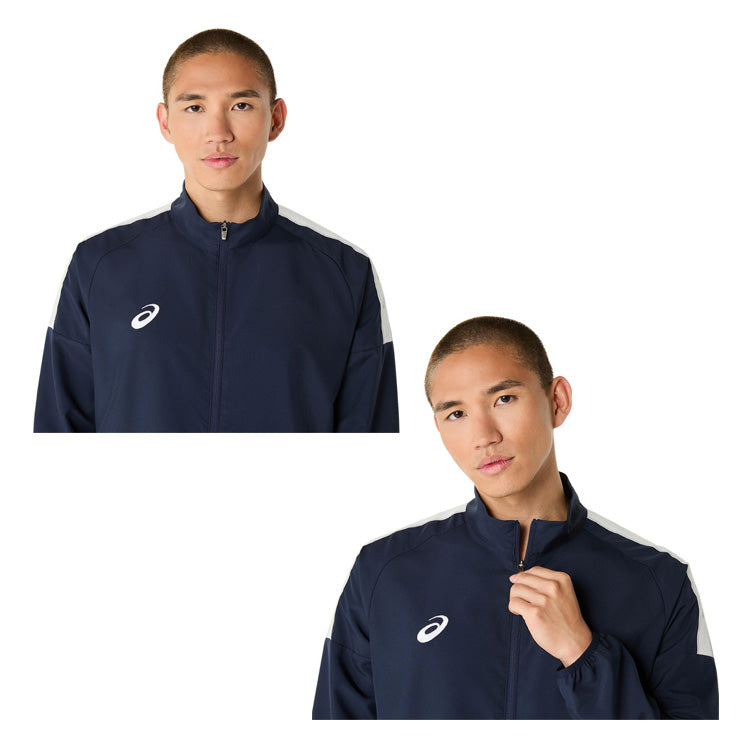 アシックス asics ドライクロス ロゴテープ ジャケット 長袖 2031E965