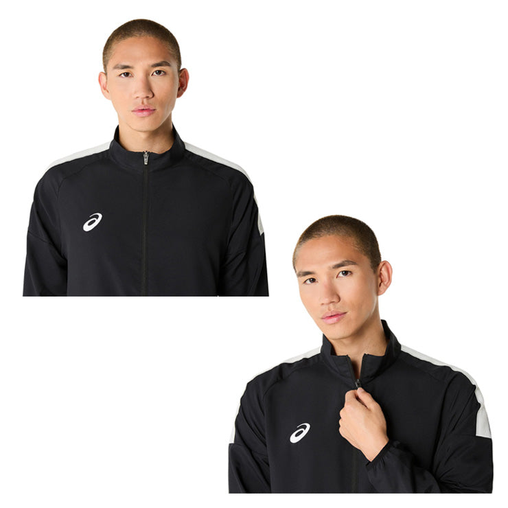 アシックス asics ドライクロス ロゴテープ ジャケット 長袖 2031E965 ジャージ スポーツウェア asi25ss