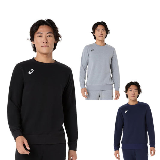 アシックス asics クルーネック スウェットシャツ 長袖 メンズ 2031F473 スポーツウェア トレーニングウェア asi26ss