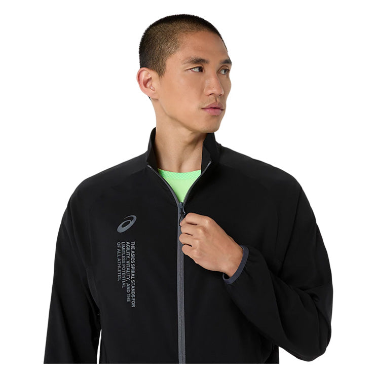 アシックス asics クールサマー ウーブンジャケット 長袖 メンズ 2033C031 ジャージ スポーツウェア トレーニングウェア asi26ss