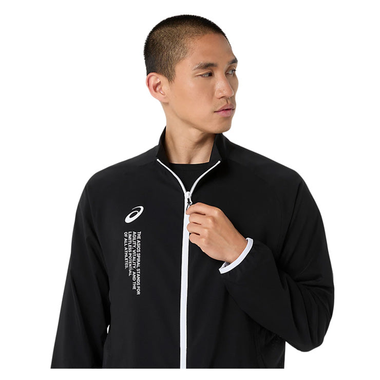 アシックス asics クールサマー ウーブンジャケット 長袖 メンズ 2033C031 ジャージ スポーツウェア トレーニングウェア asi26ss