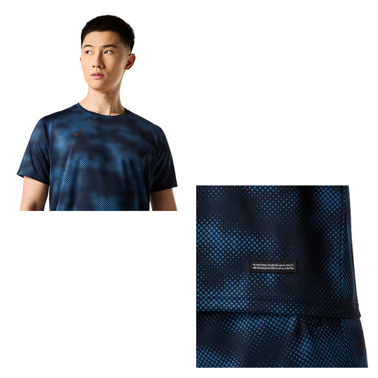 アシックス asics ドライグラフィック ショートスリーブシャツ 半袖 Tシャツ メンズ 2033C038 スポーツウェア トレーニングウェア asi26ss