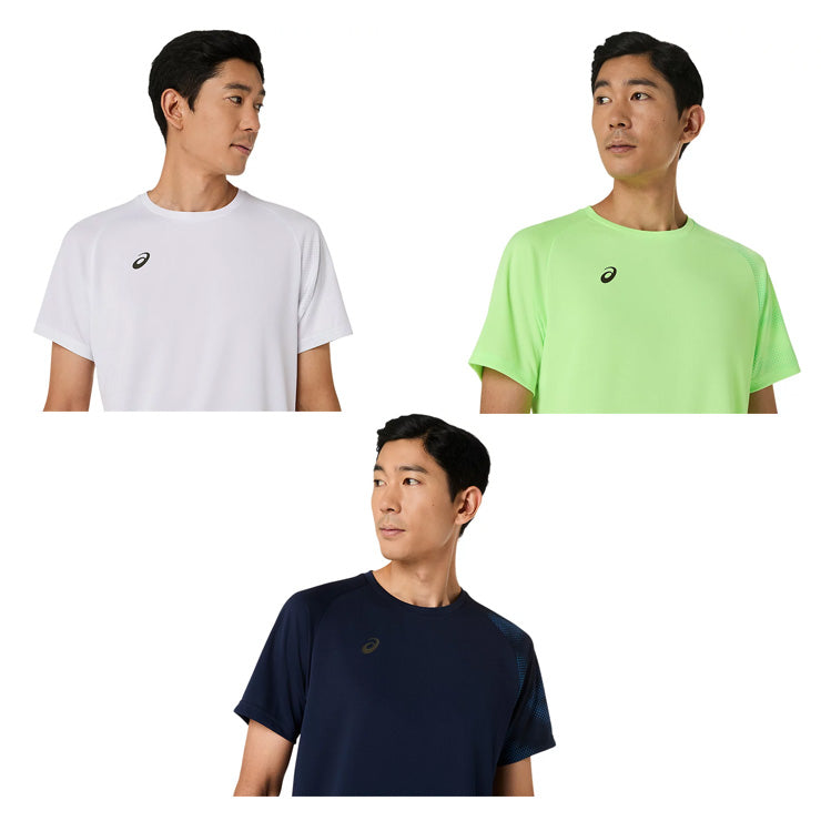 アシックス asics ドライ ショートスリーブシャツ 半袖 Tシャツ メンズ 2033C042 スポーツウェア トレーニングウェア asi26ss