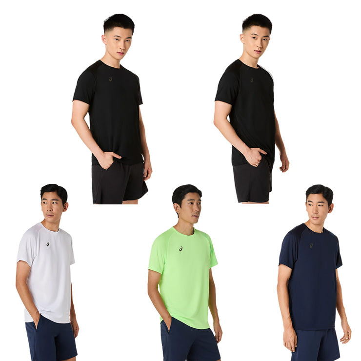 アシックス asics ドライ ショートスリーブシャツ 半袖 Tシャツ メンズ 2033C042 スポーツウェア トレーニングウェア asi26ss
