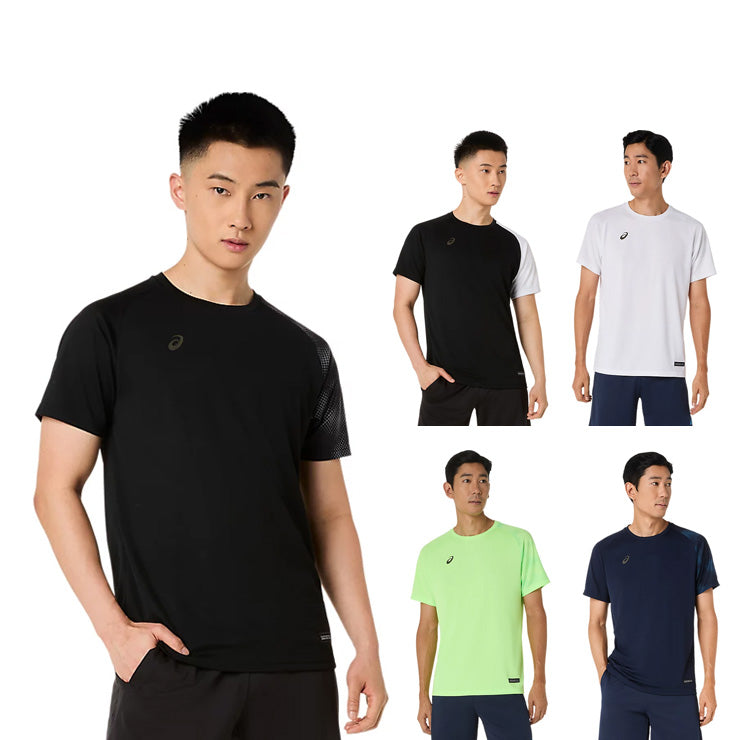 アシックス asics ドライ ショートスリーブシャツ 半袖 Tシャツ メンズ 2033C042 スポーツウェア トレーニングウェア asi26ss