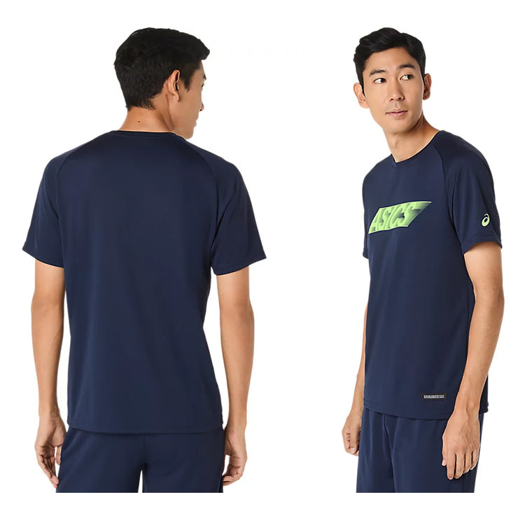アシックス asics ドライ ショートスリーブシャツ 半袖 Tシャツ メンズ 2033C043 スポーツウェア トレーニングウェア asi26ss ネコポス