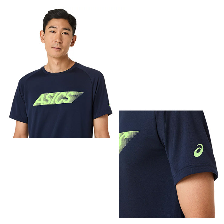 アシックス asics ドライ ショートスリーブシャツ 半袖 Tシャツ メンズ 2033C043 スポーツウェア トレーニングウェア asi26ss ネコポス