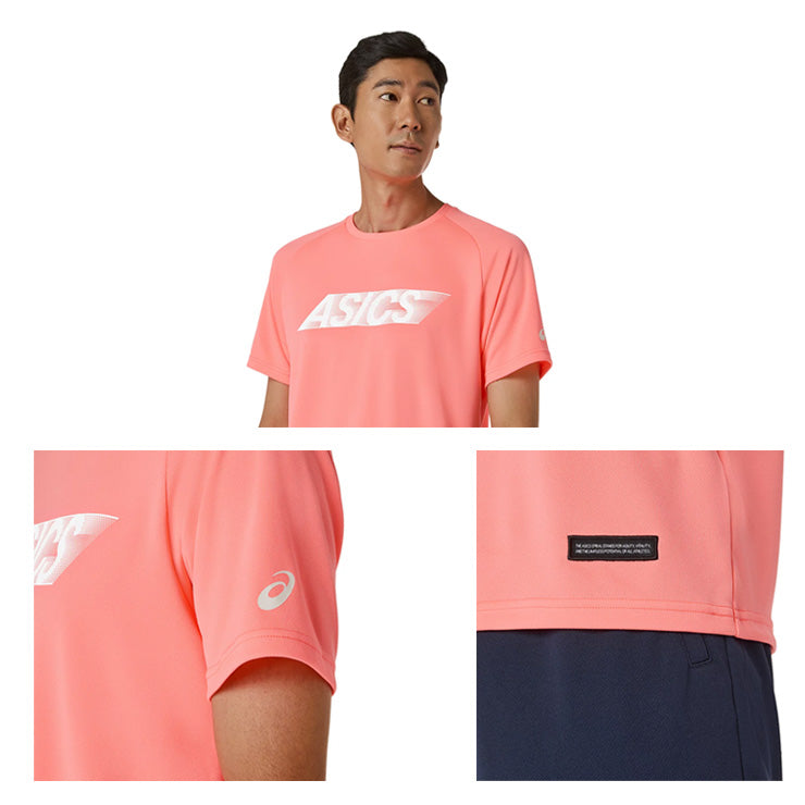 アシックス asics ドライ ショートスリーブシャツ 半袖 Tシャツ メンズ 2033C043 スポーツウェア トレーニングウェア asi26ss ネコポス