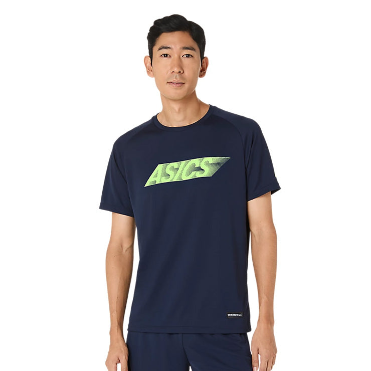 アシックス asics ドライ ショートスリーブシャツ 半袖 Tシャツ メンズ 2033C043 スポーツウェア トレーニングウェア asi26ss ネコポス