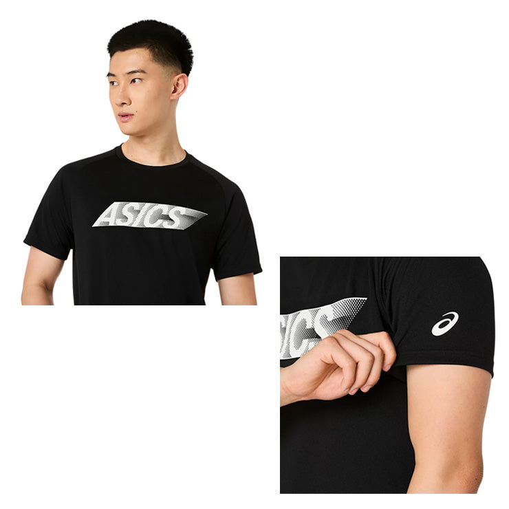 アシックス asics ドライ ショートスリーブシャツ 半袖 Tシャツ メンズ 2033C043 スポーツウェア トレーニングウェア asi26ss ネコポス