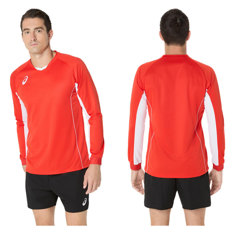 アシックス asics バレーボール ゲームプラシャツ ゲームシャツ 長袖 Tシャツ 2053A215 スポーツウェア asi25ss