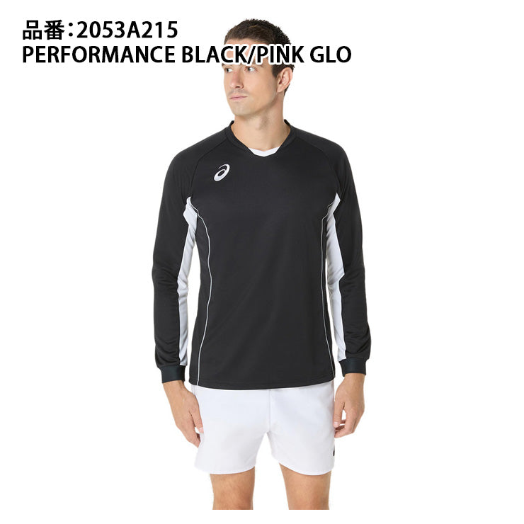 アシックス asics バレーボール ゲームプラシャツ ゲームシャツ 長袖 Tシャツ 2053A215 スポーツウェア asi25ss