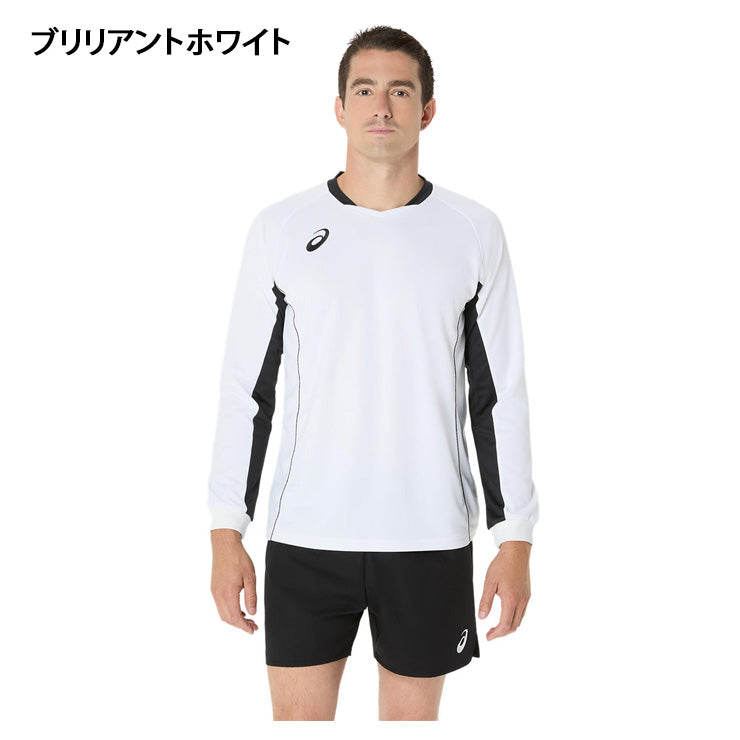 アシックス asics バレーボール ゲームプラシャツ ゲームシャツ 長袖 Tシャツ 2053A215 スポーツウェア asi25ss