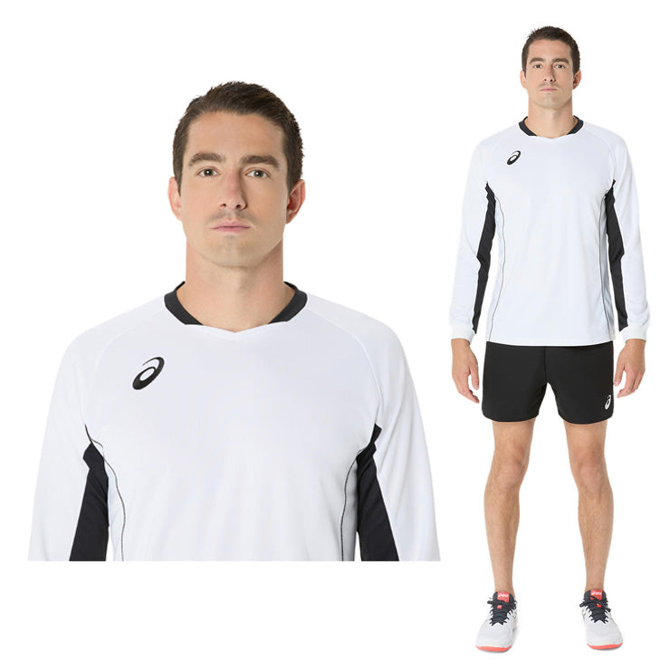 アシックス asics バレーボール ゲームプラシャツ ゲームシャツ 長袖 Tシャツ 2053A215 スポーツウェア asi25ss