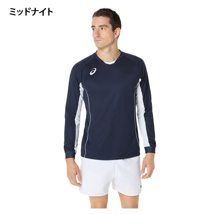 アシックス asics バレーボール ゲームプラシャツ ゲームシャツ 長袖 Tシャツ 2053A215 スポーツウェア asi25ss