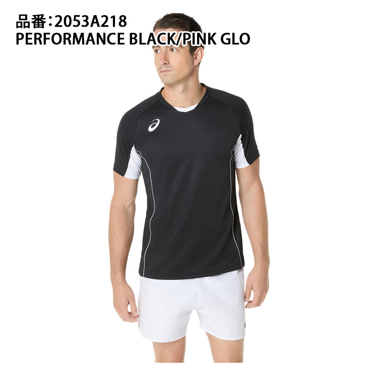 アシックス asics バレーボール ゲームプラシャツ ゲームシャツ 半袖 Tシャツ 2053A218 スポーツウェア asi25ss
