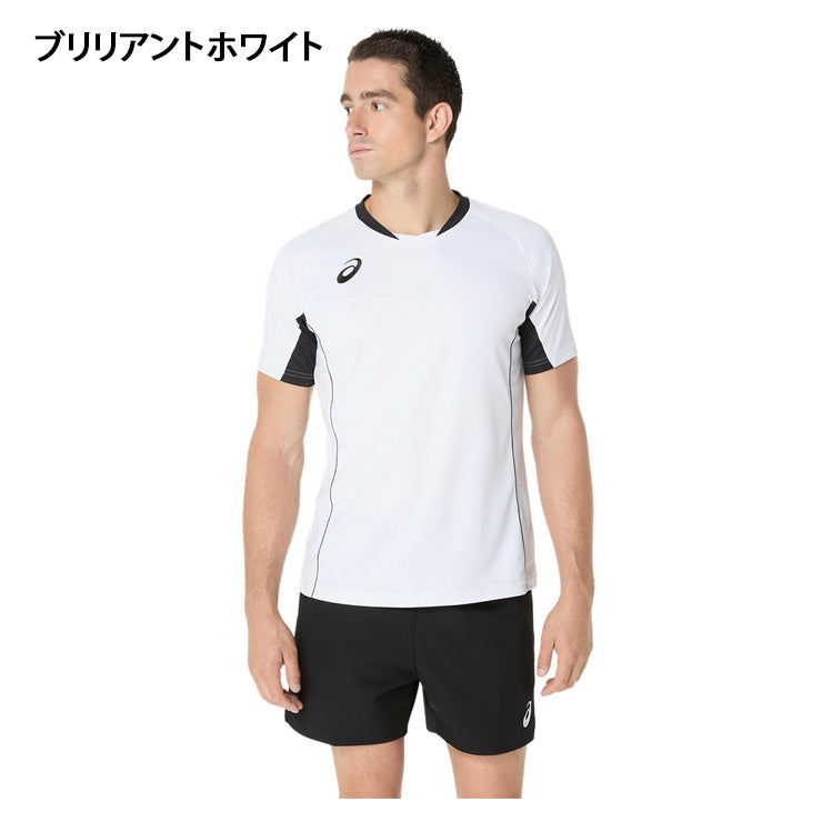 アシックス asics バレーボール ゲームプラシャツ ゲームシャツ 半袖 Tシャツ 2053A218 スポーツウェア asi25ss