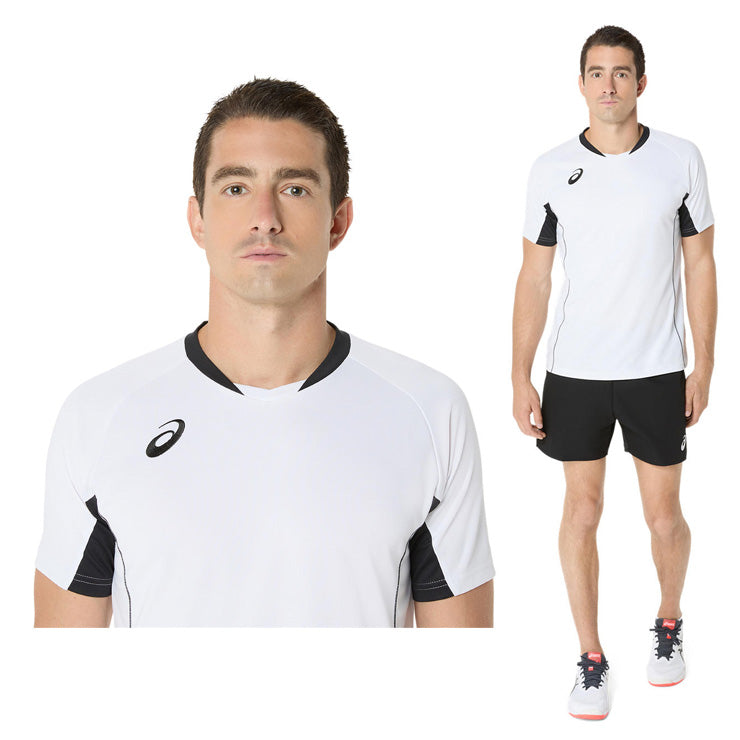 アシックス asics バレーボール ゲームプラシャツ ゲームシャツ 半袖 Tシャツ 2053A218 スポーツウェア asi25ss