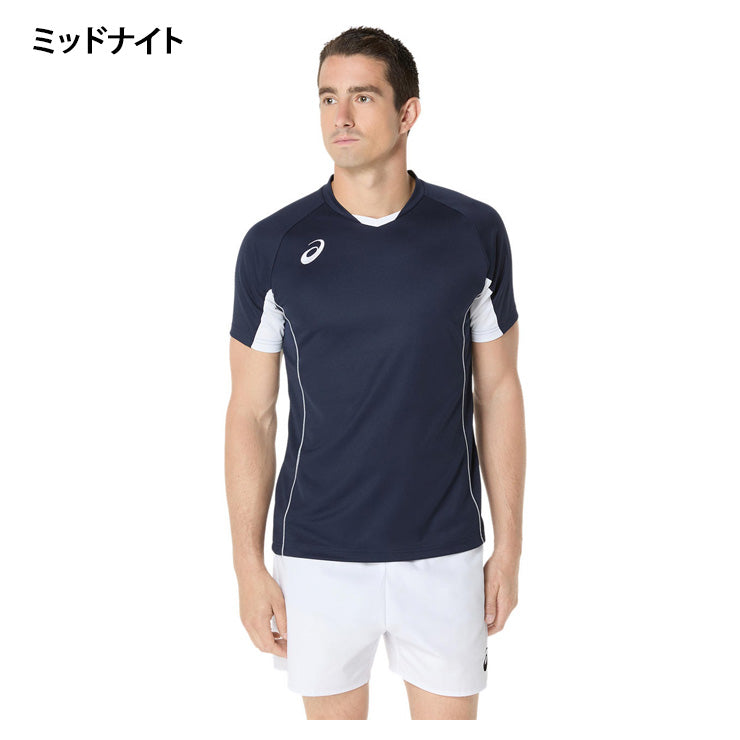 アシックス asics バレーボール ゲームプラシャツ ゲームシャツ 半袖 Tシャツ 2053A218 スポーツウェア asi25ss
