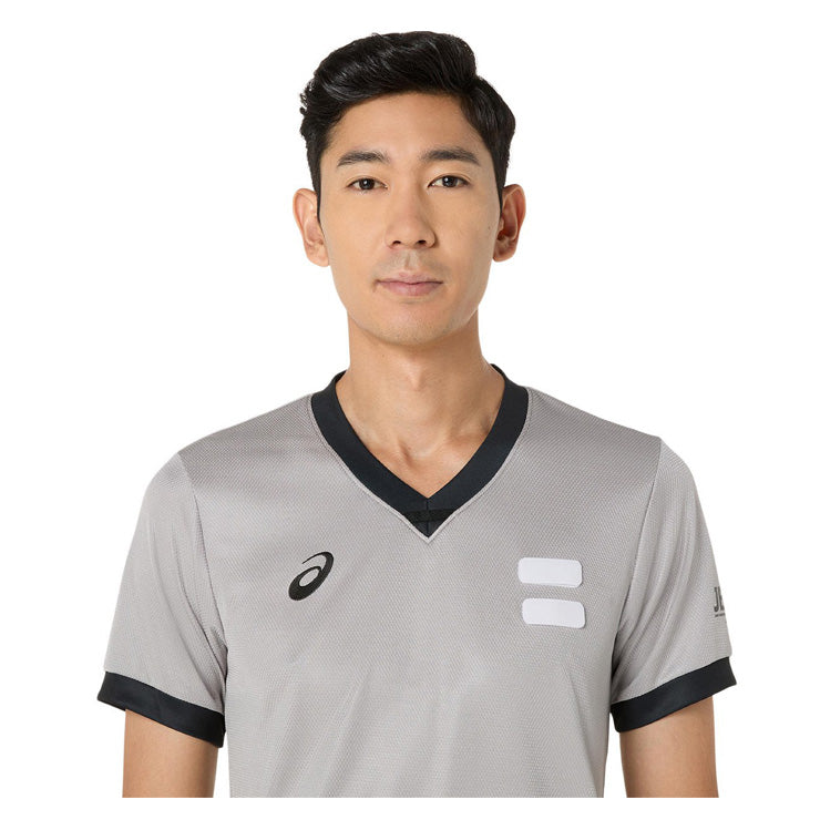アシックス asics バスケットボール レフリーシャツ 半袖 審判 Tシャツ JBA 2063A421 スポーツウェア asi25ss