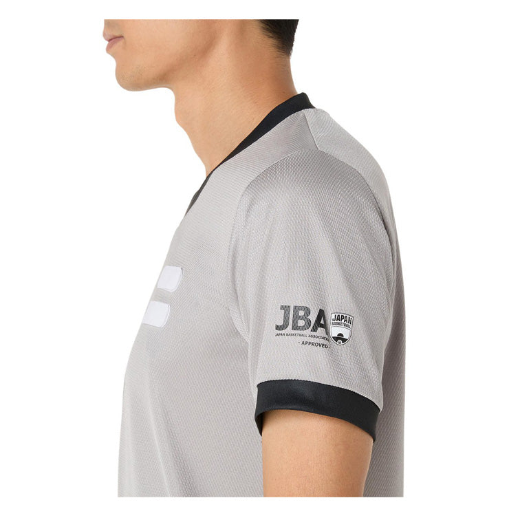 アシックス asics バスケットボール レフリーシャツ 半袖 審判 Tシャツ JBA 2063A421 スポーツウェア asi25ss