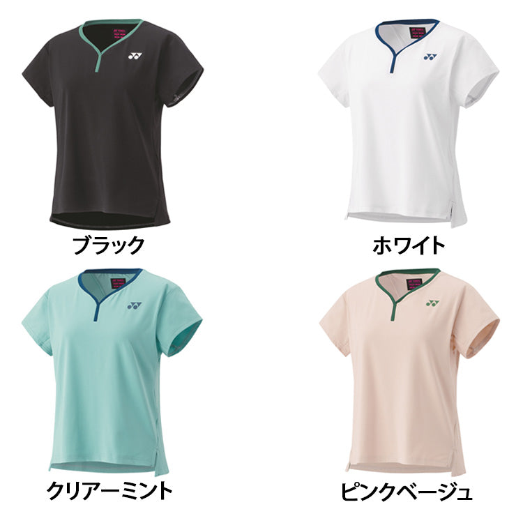 ヨネックス YONEX ウィメンズ ゲームシャツ 半袖 テニスウェア バドミントンウェア レディース 20837 スポーツウェア yon25fw