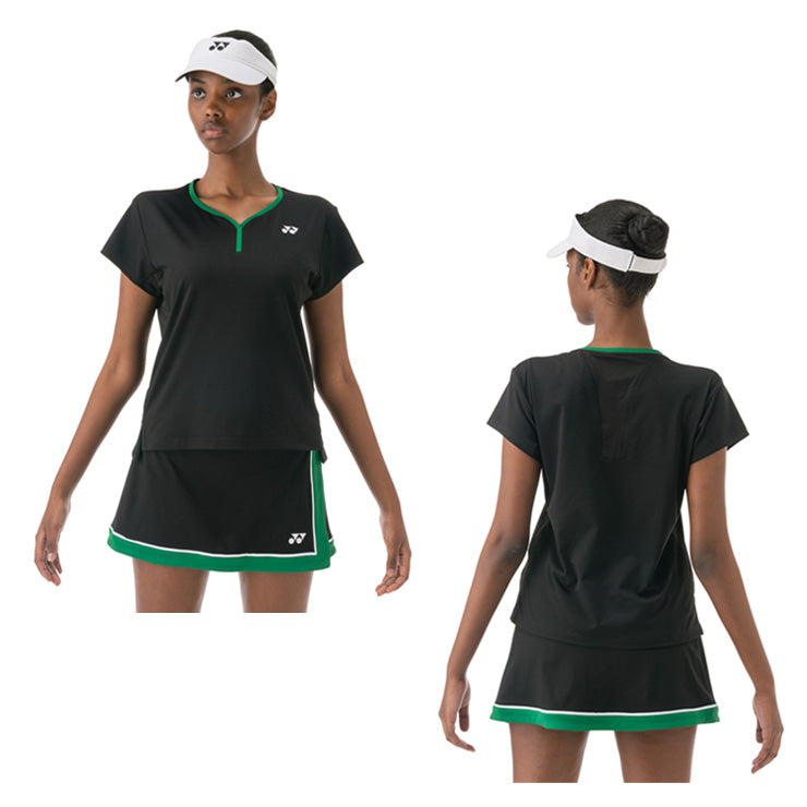 ヨネックス YONEX ウィメンズ ゲームシャツ 半袖 テニスウェア バドミントンウェア レディース 20837 スポーツウェア yon25fw