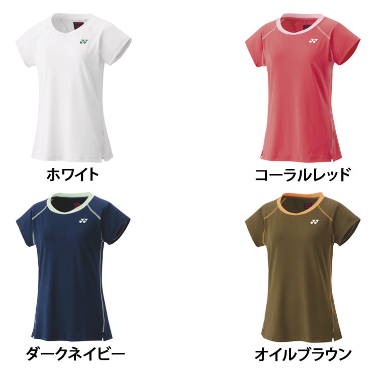 ヨネックス YONEX ウィメンズ ゲームシャツ 半袖 テニスウェア バドミントンウェア レディース 20839 スポーツウェア yon25fw