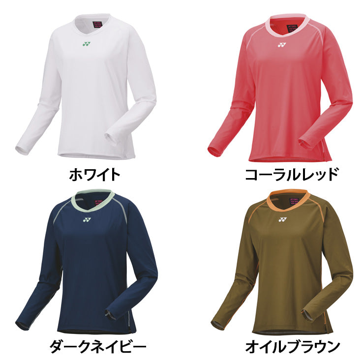 ヨネックス YONEX ウィメンズ ゲームシャツ 長袖 テニスウェア バドミントンウェア レディース 20840 スポーツウェア yon25fw