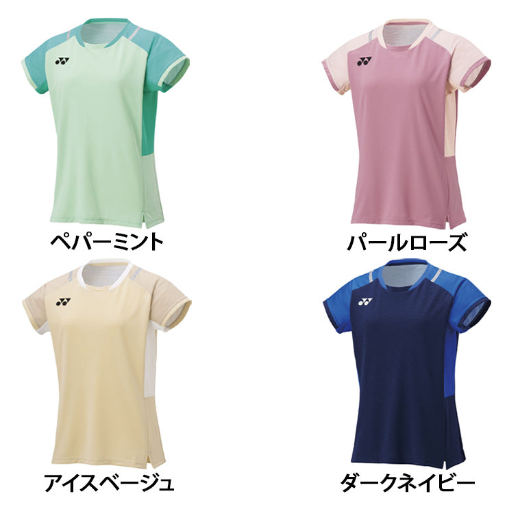 ヨネックス YONEX ウィメンズ ゲームシャツ 半袖 テニスウェア バドミントンウェア レディース 20845 スポーツウェア yon25fw