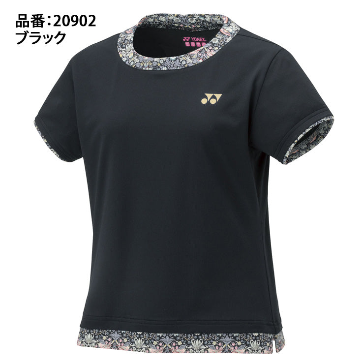 ヨネックス YONEX ウィメンズ ゲームシャツ 半袖 テニスウェア バドミントンウェア レディース 20902 スポーツウェア yon25fw