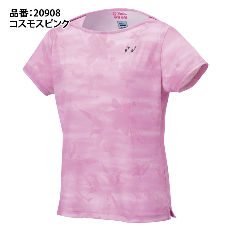 ヨネックス YONEX ウィメンズ ゲームシャツ 半袖 テニスウェア バドミントンウェア レディース 20908 スポーツウェア yon25fw