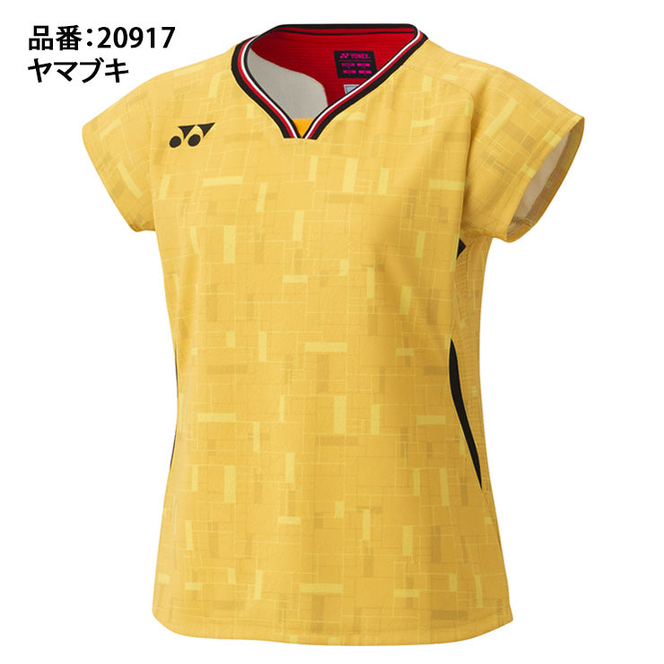 ヨネックス YONEX ウィメンズ ゲームシャツ フィットタイプ 半袖 テニスウェア バドミントンウェア レディース 20917 スポーツウェア yon25fw