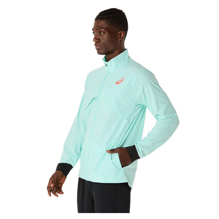 アシックス asics 陸上 ジャージ ハイブリッド ストレッチ ウーブン ジャケット 長袖 2091A752 上 スポーツウェア asi25ss