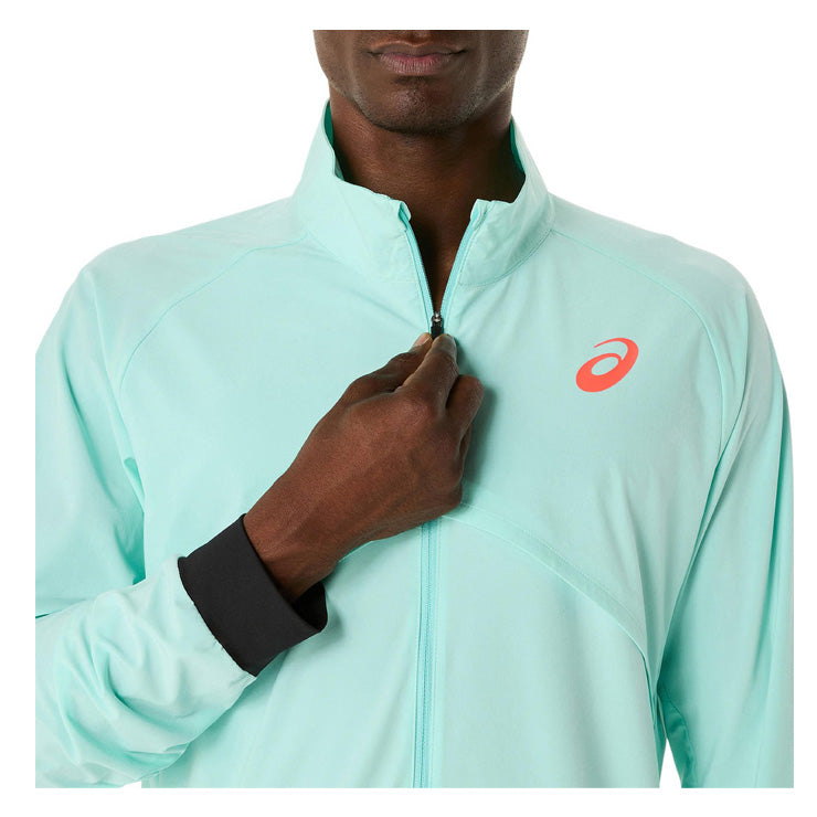 アシックス asics 陸上 ジャージ ハイブリッド ストレッチ ウーブン ジャケット 長袖 2091A752 上 スポーツウェア asi25ss